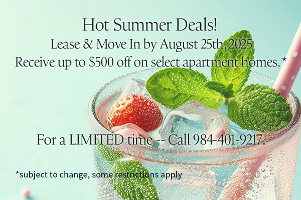 August Rent Promo
