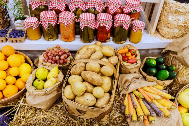 Fresh Flowers and Vegetables at the North Carolina Farmers Market