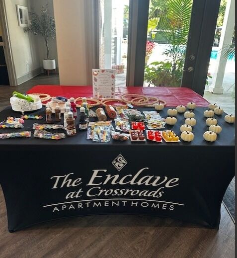 🎗️🎗️Just a quick reminder that our craft event is happening today! Our table is all set up and ready for you to get creative.🖌️🧑‍🎨

Supplies are limited, so be sure to stop by soon and join the fun while they last!
We will have great snacks and refreshments!

See you at the leasing office at 5-7 pm!!